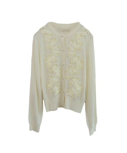 【再入荷】code embroidery cardigan